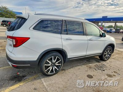 Trzecie zdjęcie samochodu z tyłu: 2022 HONDA PILOT ELITE VIN:5FNYF6H09NB015646 - miniatura