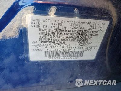 Zdjęcie 13 z 13 samochodu: 2020 NISSAN KICKS SV VIN:3N1CP5CV2LL521230 - miniatura