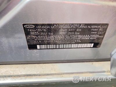 Zdjęcie 12 z 12 samochodu: 2017 HYUNDAI SONATA SE VIN:5NPE24AF2HH532410 - miniatura