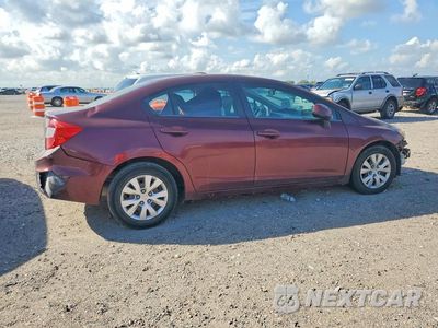 Trzecie zdjęcie samochodu z tyłu: 2012 HONDA CIVIC LX VIN:2HGFB2F52CH579318 - miniatura