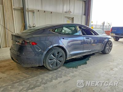Trzecie zdjęcie samochodu z tyłu: 2021 TESLA MODEL S VIN:5YJSA1E56MF441395 - miniatura
