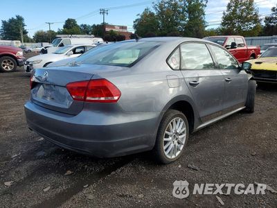 Trzecie zdjęcie samochodu z tyłu: 2014 VOLKSWAGEN PASSAT S VIN:1VWAT7A39EC099689 - miniatura