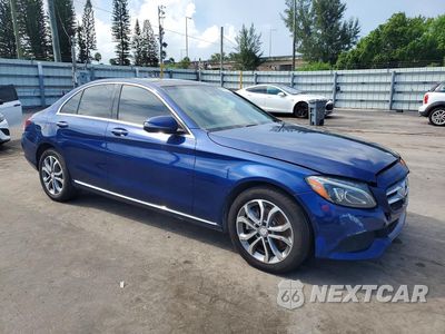 Czwarte zdjęcie samochodu z boku: 2017 MERCEDES-BENZ C 300 4MATIC VIN:55SWF4KB6HU204800 - miniatura