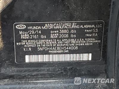 Zdjęcie 12 z 12 samochodu: 2014 HYUNDAI ELANTRA SE VIN:5NPDH4AE8EH544008 - miniatura