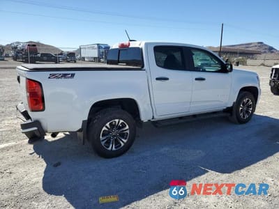 Trzecie zdjęcie samochodu z tyłu: 2021 CHEVROLET COLORADO Z71 VIN:1GCGTDEN6M1285921 - miniatura