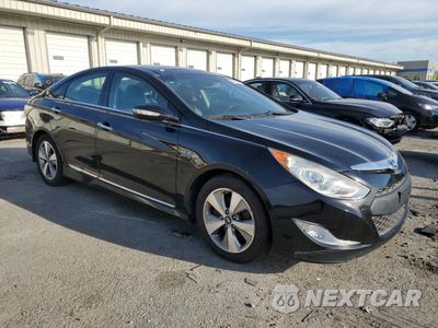 Czwarte zdjęcie samochodu z boku: 2011 HYUNDAI SONATA HYBRID VIN:KMHEC4A4XBA018746 - miniatura