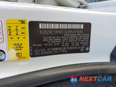 Zdjęcie 12 z 12 samochodu: 2010 BMW 535 I VIN:WBANW1C58AC167074 - miniatura
