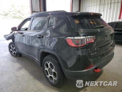 Drugie zdjęcie samochodu z przodu: 2022 JEEP COMPASS TRAILHAWK VIN:3C4NJDDB2NT236701 - miniatura
