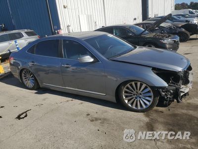 Czwarte zdjęcie samochodu z boku: 2015 HYUNDAI EQUUS SIGNATURE VIN:KMHGH4JH9FU093228 - miniatura