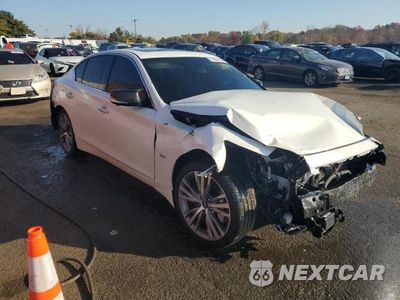 Czwarte zdjęcie samochodu z boku: 2018 INFINITI Q50 LUXE VIN:JN1EV7APXJM358120 - miniatura