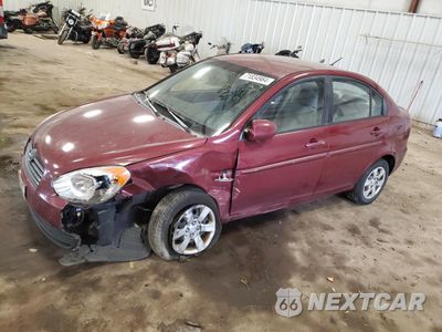 2007 HYUNDAI ACCENT GLS KMHCN46C17U117625 - główne zdjęcie licytacji z USA - miniatura