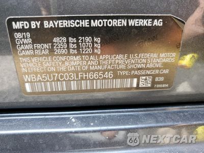 Zdjęcie 13 z 13 samochodu: 2020 BMW M340I VIN:WBA5U7C03LFH66546 - miniatura