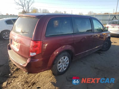 Trzecie zdjęcie samochodu z tyłu: 2018 DODGE GRAND CARAVAN SE VIN:2C4RDGBG6JR163953 - miniatura