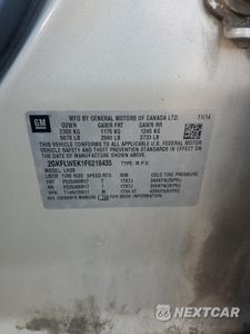 Zdjęcie 15 z 15 samochodu: 2015 GMC TERRAIN SLE VIN:2GKFLWEK1F6218435 - miniatura