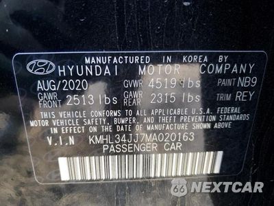 Zdjęcie 12 z 12 samochodu: 2021 HYUN SONATA HYB VIN:KMHL34JJ7MA020163 - miniatura