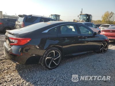 Trzecie zdjęcie samochodu z tyłu: 2019 HONDA ACCORD SPORT VIN:1HGCV1F34KA090838 - miniatura