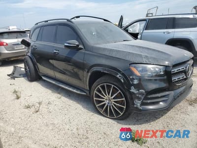 Czwarte zdjęcie samochodu z boku: 2022 MERCEDES-BENZ GLS 450 4MATIC VIN:4JGFF5KEXNA662146 - miniatura