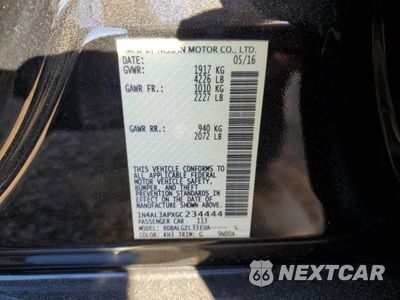 Zdjęcie 13 z 13 samochodu: 2016 NISSAN ALTIMA 2.5 VIN:1N4AL3APXGC234444 - miniatura