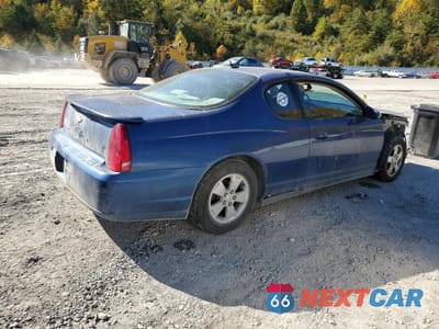 Trzecie zdjęcie samochodu z tyłu: 2006 CHEVROLET MONTE CARLO LT VIN:2G1WM15K469237757 - miniatura