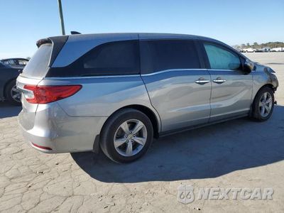 Trzecie zdjęcie samochodu z tyłu: 2020 HONDA ODYSSEY EX VIN:5FNRL6H54LB044476 - miniatura