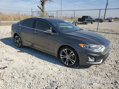 Czwarte zdjęcie samochodu z boku: 2019 FORD FUSION TITANIUM VIN:3FA6P0K92KR102779 - miniatura