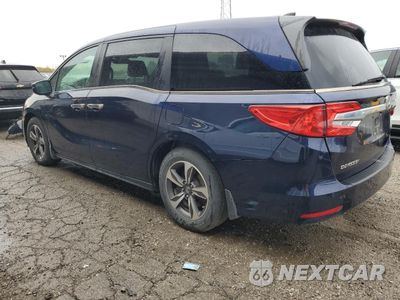 Drugie zdjęcie samochodu z przodu: 2019 HONDA ODYSSEY EXL VIN:5FNRL6H67KB513762 - miniatura