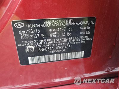Zdjęcie 13 z 14 samochodu: 2015 HYUNDAI SONATA SPORT VIN:5NPE34AFXFH214061 - miniatura