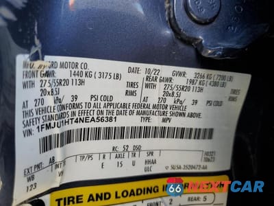Zdjęcie 13 z 13 samochodu: 2022 FORD EXPEDITION XLT VIN:1FMJU1HT4NEA56381 - miniatura