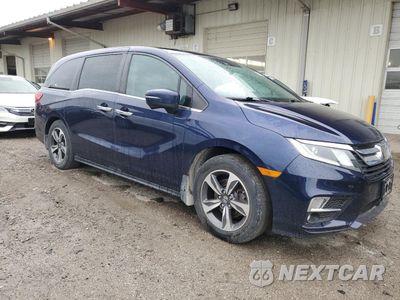 Czwarte zdjęcie samochodu z boku: 2019 HONDA ODYSSEY EXL VIN:5FNRL6H67KB513762 - miniatura