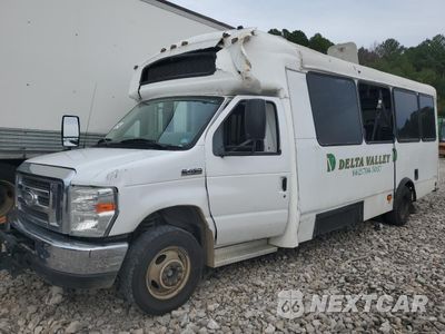 Drugie zdjęcie samochodu z przodu: 2014 FORD ECONOLINE E450 SUPER DUTY CUTAWAY VAN VIN:1FDFE4FS1EDA52292 - miniatura