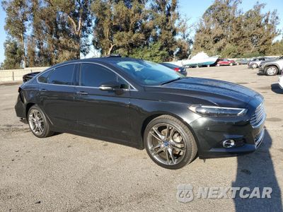 Czwarte zdjęcie samochodu z boku: 2014 FORD FUSION TITANIUM VIN:3FA6P0K92ER317020 - miniatura