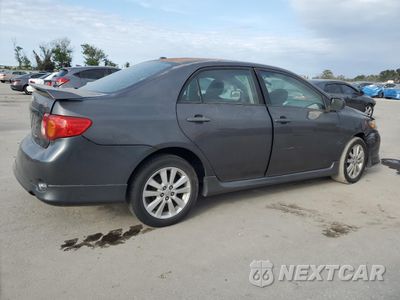 Trzecie zdjęcie samochodu z tyłu: 2010 TOYOTA COROLLA BASE VIN:2T1BU4EE9AC472276 - miniatura