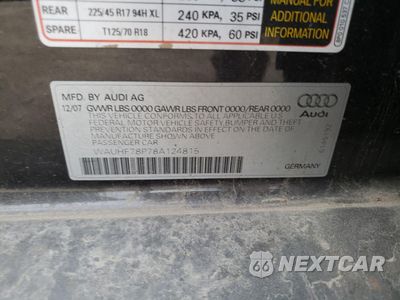 Zdjęcie 12 z 12 samochodu: 2008 AUDI A3 2.0 VIN:WAUHF78P78A124815 - miniatura