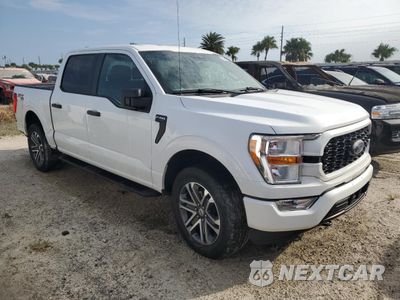 Czwarte zdjęcie samochodu z boku: 2021 FORD F150 SUPERCREW VIN:1FTEW1EP7MKD54429 - miniatura