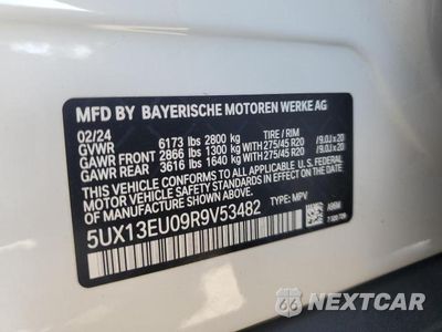 Zdjęcie 13 z 13 samochodu: 2024 BMW X5 SDRIVE 40I VIN:5UX13EU09R9V53482 - miniatura