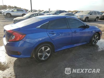 Trzecie zdjęcie samochodu z tyłu: 2021 HONDA CIVIC LX VIN:2HGFC2F68MH540241 - miniatura