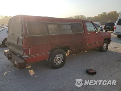 Trzecie zdjęcie samochodu z tyłu: 1985 CHEVROLET C10 VIN:1GCDC14H3FS163088 - miniatura