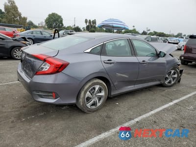 Trzecie zdjęcie samochodu z tyłu: 2020 HONDA CIVIC LX VIN:2HGFC2F67LH534431 - miniatura