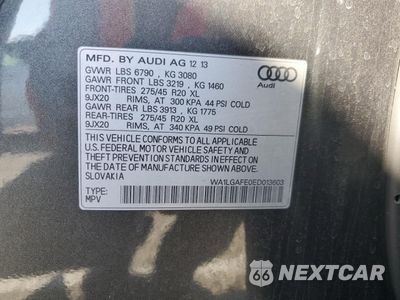 Zdjęcie 13 z 13 samochodu: 2014 AUDI Q7 PREMIUM PLUS VIN:WA1LGAFE0ED013603 - miniatura