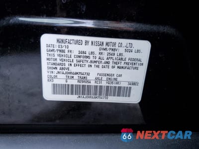 Zdjęcie 14 z 14 samochodu: 2010 INFINITI EX35 BASE VIN:JN1AJ0HR4AM754732 - miniatura
