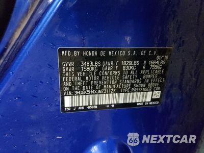 Zdjęcie 14 z 15 samochodu: 2018 HONDA FIT LX VIN:3HGGK5H4XJM731127 - miniatura