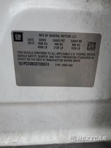 Zdjęcie 23 z 24 samochodu: 2013 CHEVROLET CRUZE LT VIN:1G1PC5SBXD7305674 - miniatura