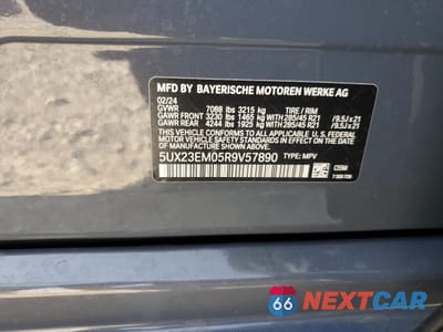 Zdjęcie 15 z 15 samochodu: 2024 BMW X7 XDRIVE40I VIN:5UX23EM05R9V57890 - miniatura