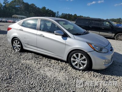 Czwarte zdjęcie samochodu z boku: 2012 HYUNDAI ACCENT GLS VIN:KMHCU4AE0CU119632 - miniatura