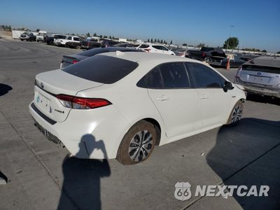 Trzecie zdjęcie samochodu z tyłu: 2020 TOYOTA COROLLA LE VIN:JTDEBRBE7LJ028616 - miniatura