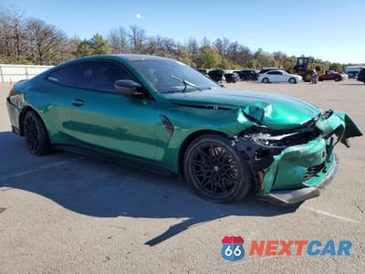 Czwarte zdjęcie samochodu z boku: 2024 BMW M4 COMPETITION VIN:WBS43AZ00RCP87277 - miniatura