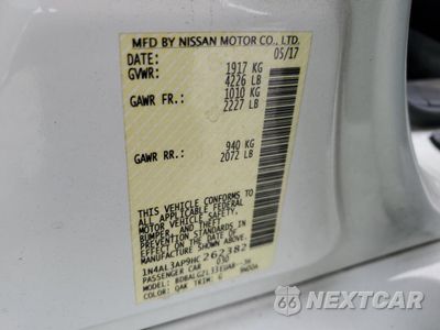 Zdjęcie 12 z 12 samochodu: 2017 NISSAN ALTIMA 2.5 VIN:1N4AL3AP9HC262382 - miniatura