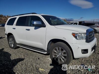 Czwarte zdjęcie samochodu z boku: 2012 TOYOTA SEQUOIA LIMITED VIN:5TDJY5G17CS068256 - miniatura