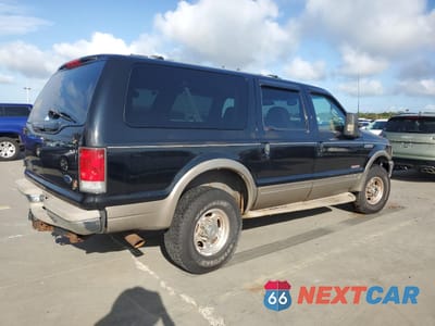 Trzecie zdjęcie samochodu z tyłu: 2000 FORD EXCURSION LIMITED VIN:1FMSU43F8YEC33512 - miniatura