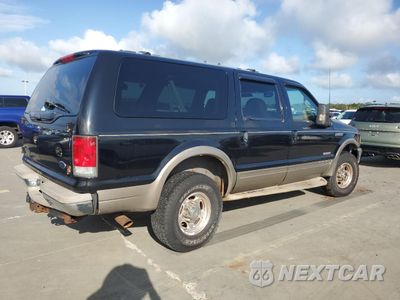 Trzecie zdjęcie samochodu z tyłu: 2000 FORD EXCURSION LIMITED VIN:1FMSU43F8YEC33512 - miniatura